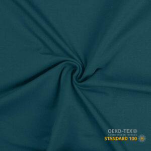 Bomulds jersey – Petrol