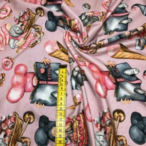 jersey-print Lyserød kage næsenisser