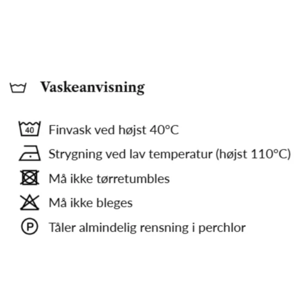 Vaskeanvisning 1 class