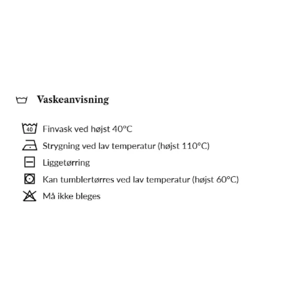 alliance fine vaskeanvisning