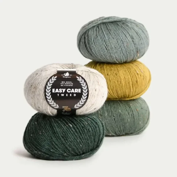 easy care tweed flere farver