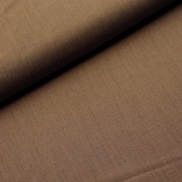 Polyester med stræk (02) Mørk sand