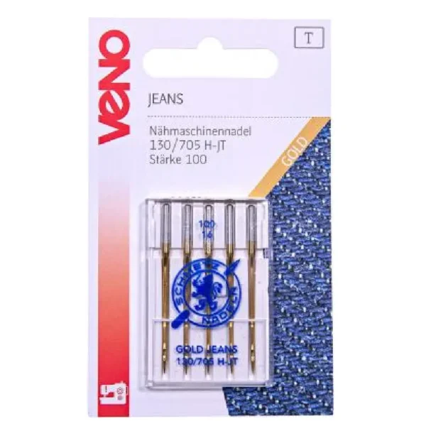 Schmetz/Veno jeans nåle guld