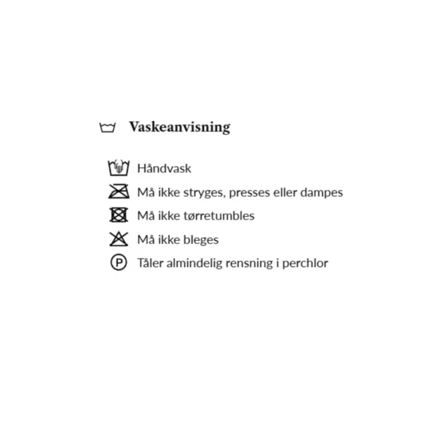 vaskeanvisning cassablanca lux