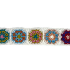 Gjordbånd 50mm bedstemor hvid