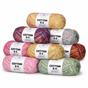 printet bomuld flere farver